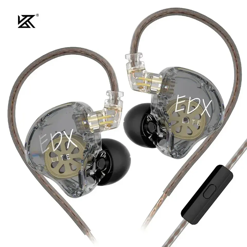 KZ EDX Lite HIFI Bass Earphones Stereo Music Earbuds In Ear Monitor Stage Live Headphones Gaming Sports Headset 3