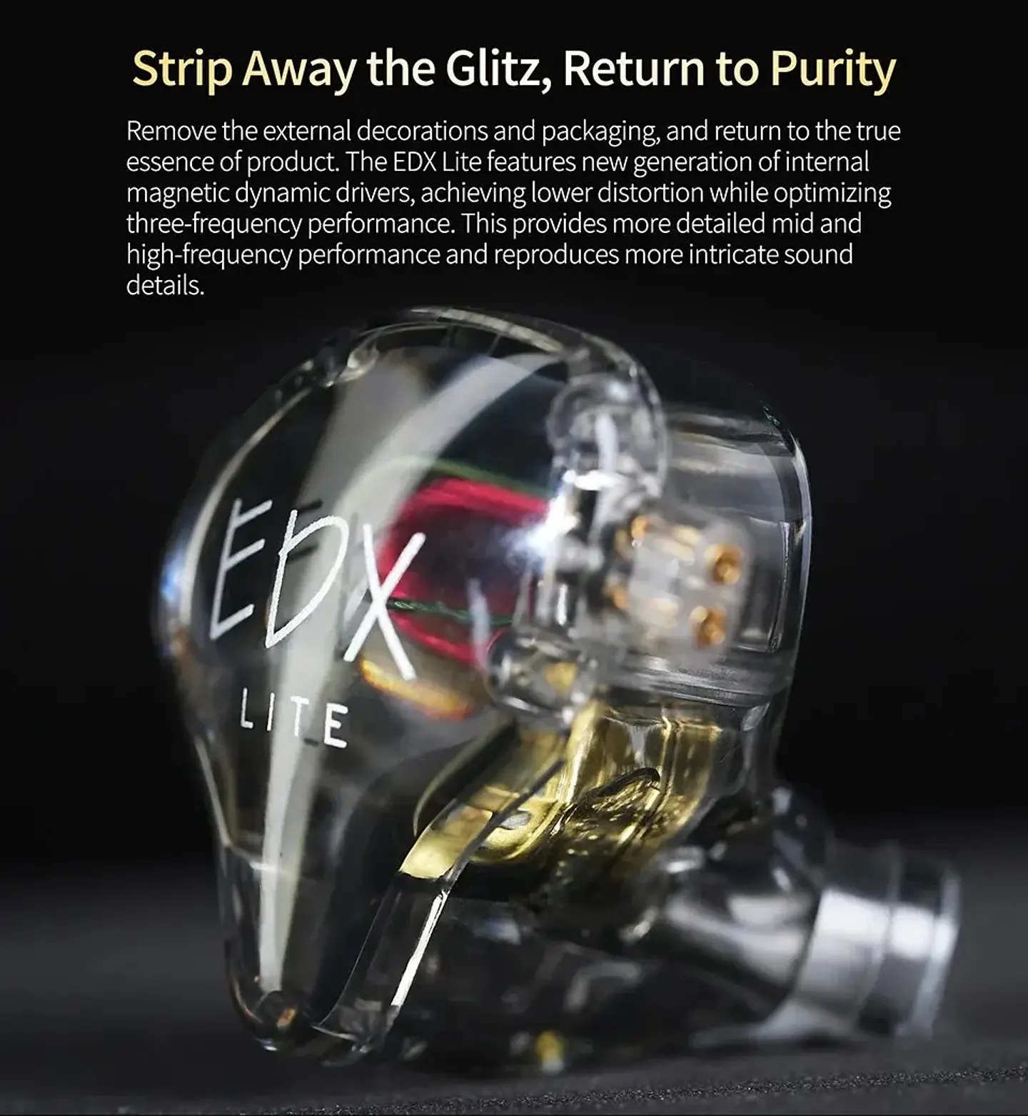 KZ EDX Lite HIFI Bass Earphones Stereo Music Earbuds In Ear Monitor Stage Live Headphones Gaming Sports Headset 11