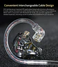KZ EDX Lite HIFI Bass Earphones Stereo Music Earbuds In Ear Monitor Stage Live Headphones Gaming Sports Headset - Thumbnail 14