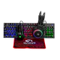 Kit Marvo CM416 4 em 1, Headset, Teclado, Mouse e Mousepad, EN, RGB - Preto - Thumbnail 1