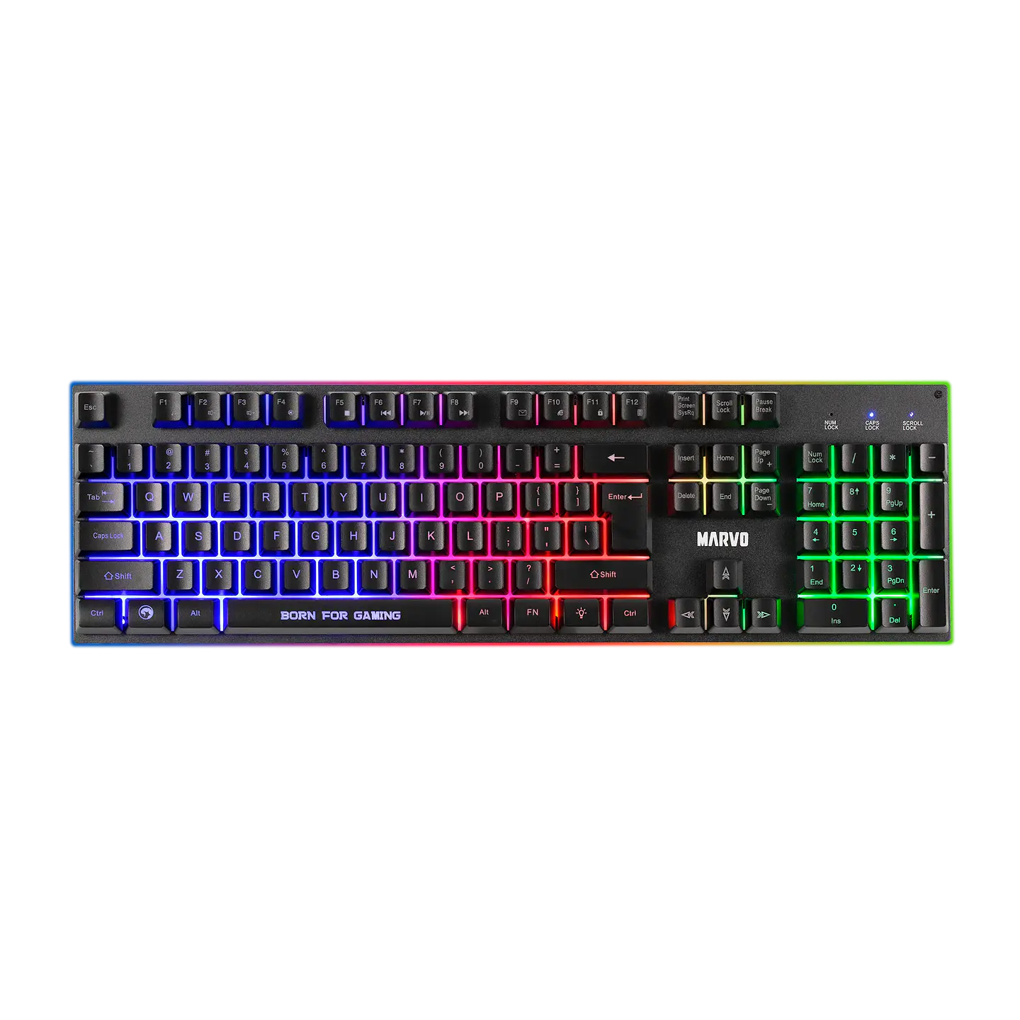 Kit Marvo CM416 4 em 1, Headset, Teclado, Mouse e Mousepad, EN, RGB - Preto 6
