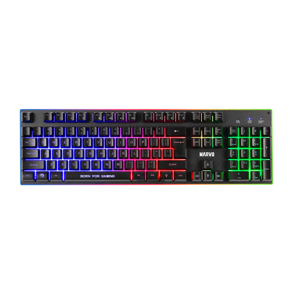 Kit Marvo CM416 4 em 1, Headset, Teclado, Mouse e Mousepad, EN, RGB - Preto 6