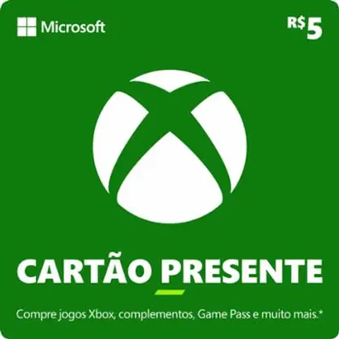 Gift Card Xbox - Código Digital