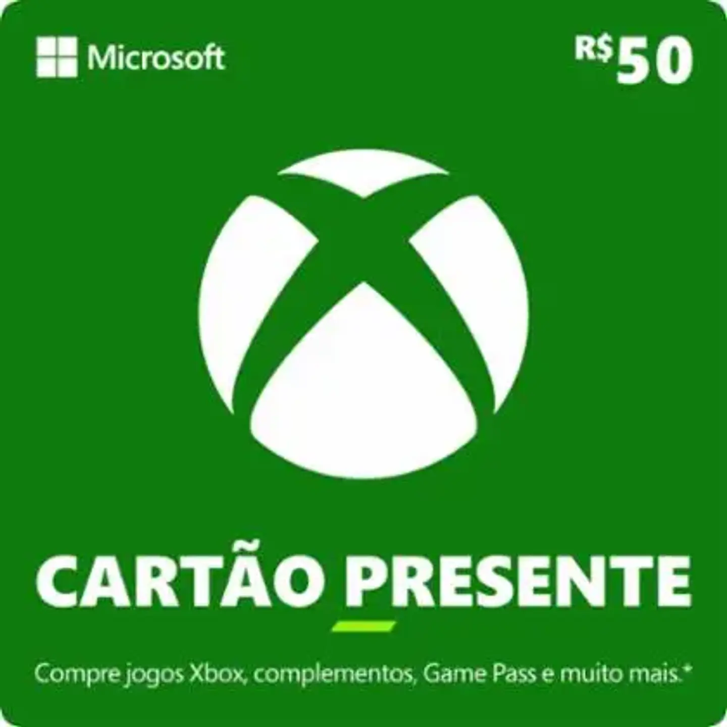 Gift Card Xbox - Código Digital 6