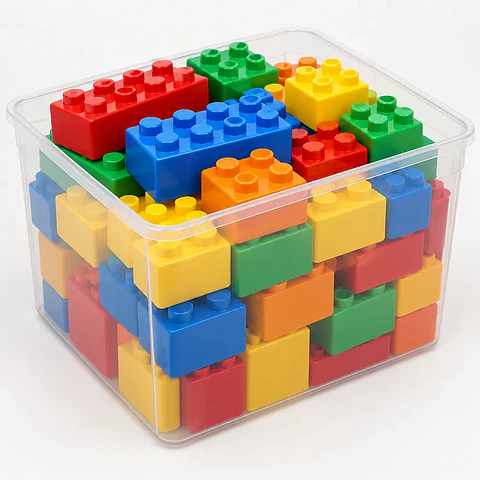 Juego de bloques de construcción, 80 piezas