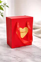 Caja De Rosas Con Collar Dije Corazón Corona Regalo Para Muj - Miniatura 2