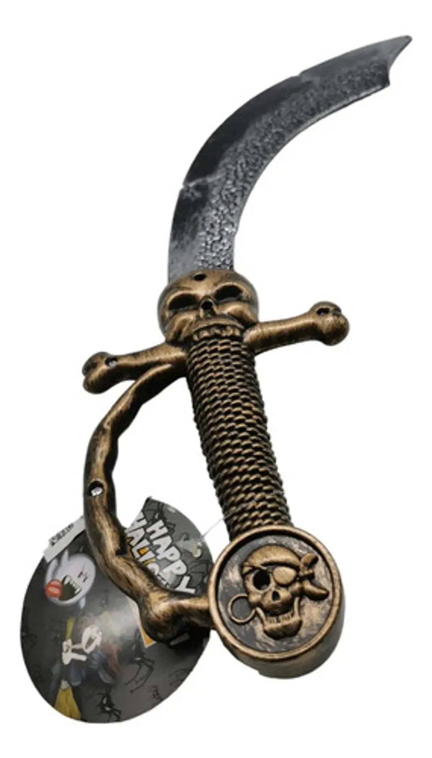 Espada Antigua Curva Juguete Hallowen Calavera Wg5623b 2