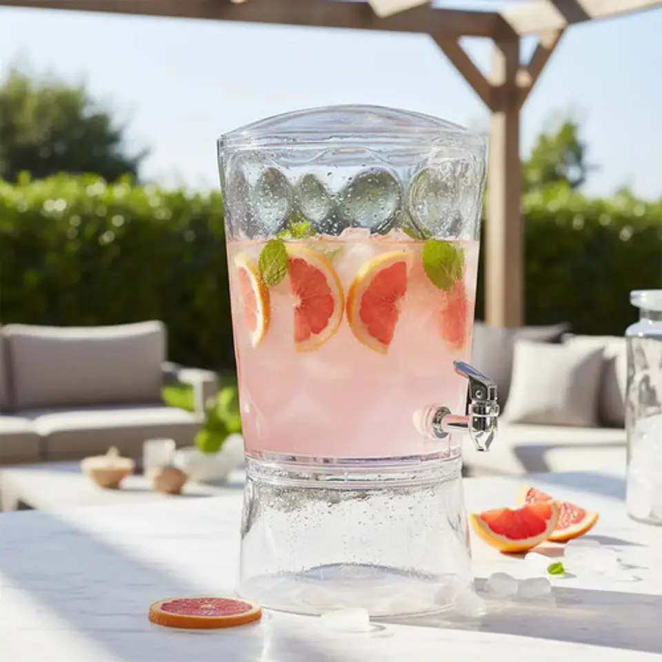 Dispensador Bebidas 11 Litros Americano Acrílico 1