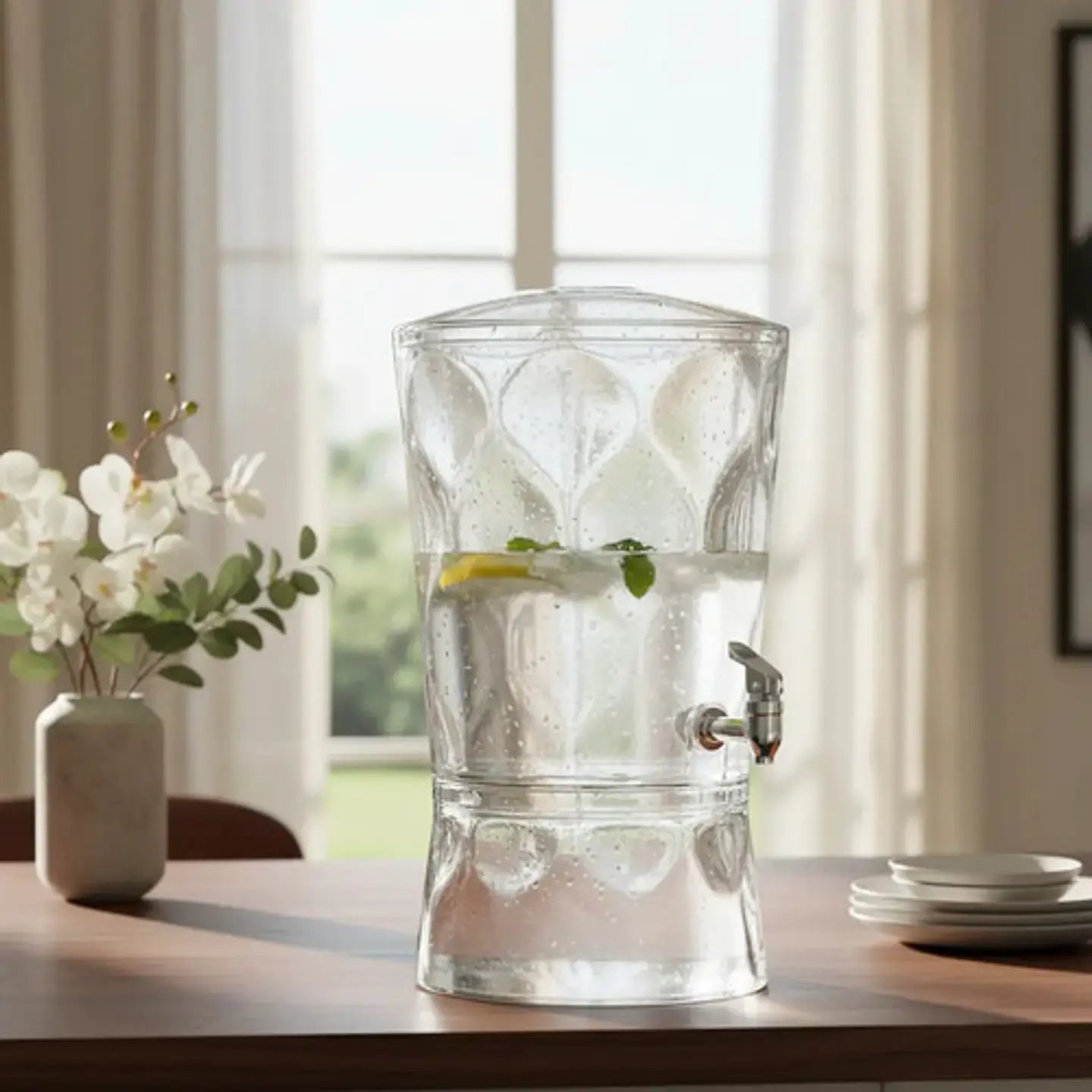 Dispensador Bebidas 11 Litros Americano Acrílico 2