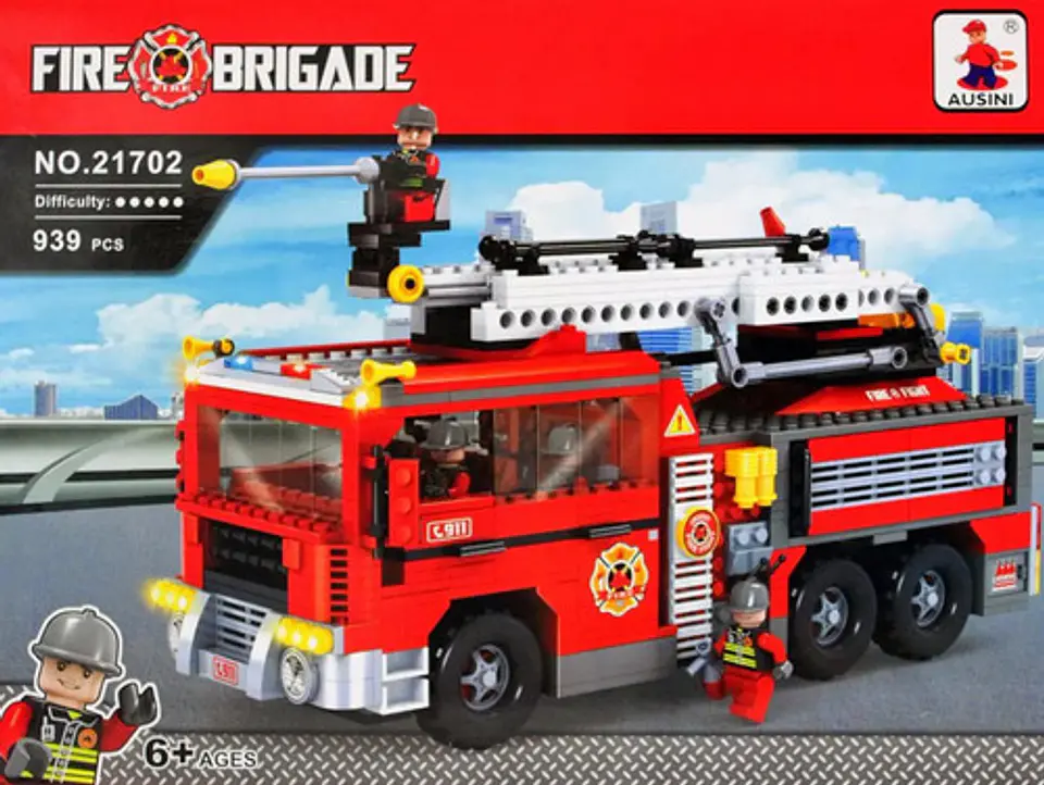Armatodo Carro De Bomberos 939 Piezas Compatible Lego 2