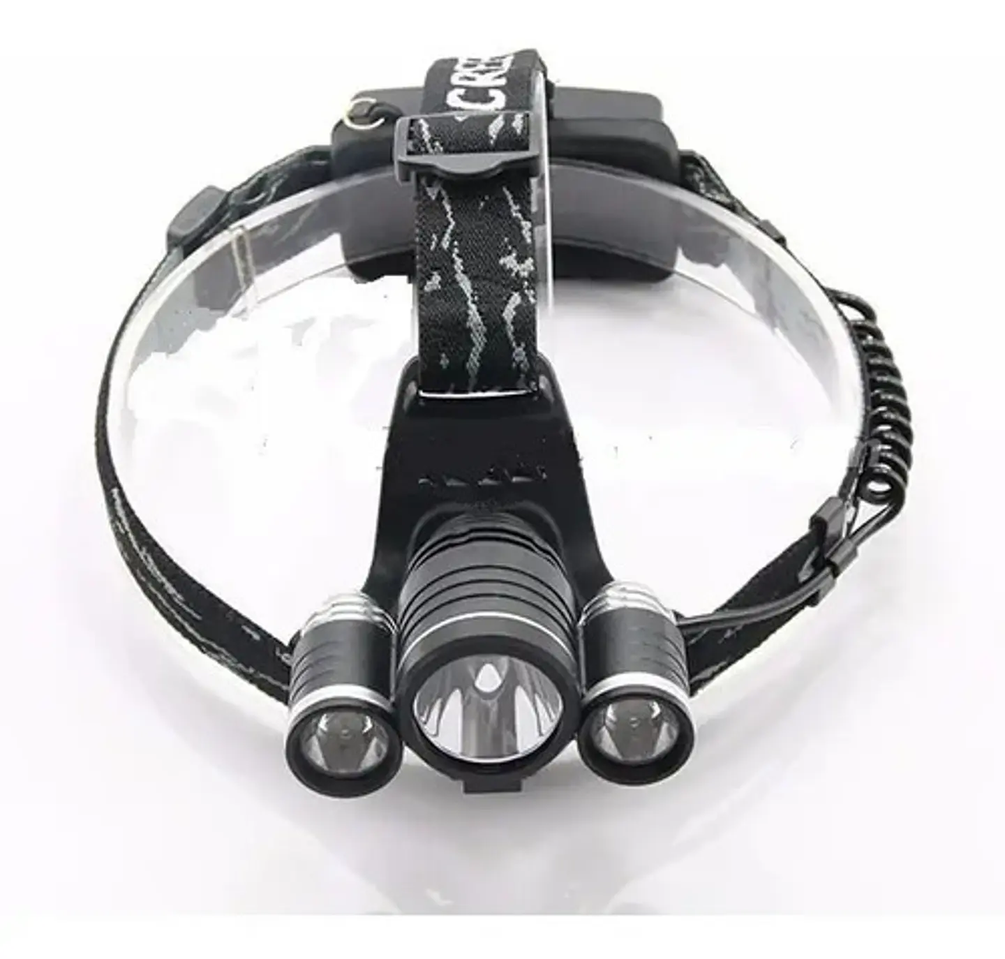 Linterna Led De Cabeza Recargable X 3 Incluye Clip Bicicleta 1