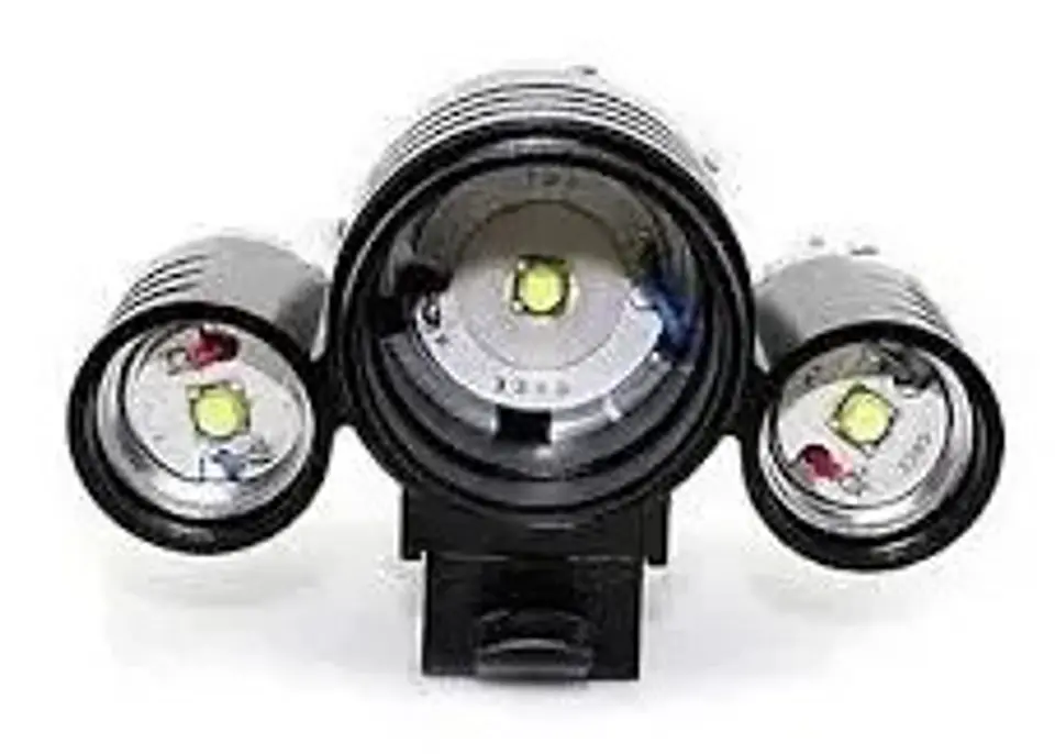 Linterna Led De Cabeza Recargable X 3 Incluye Clip Bicicleta 4
