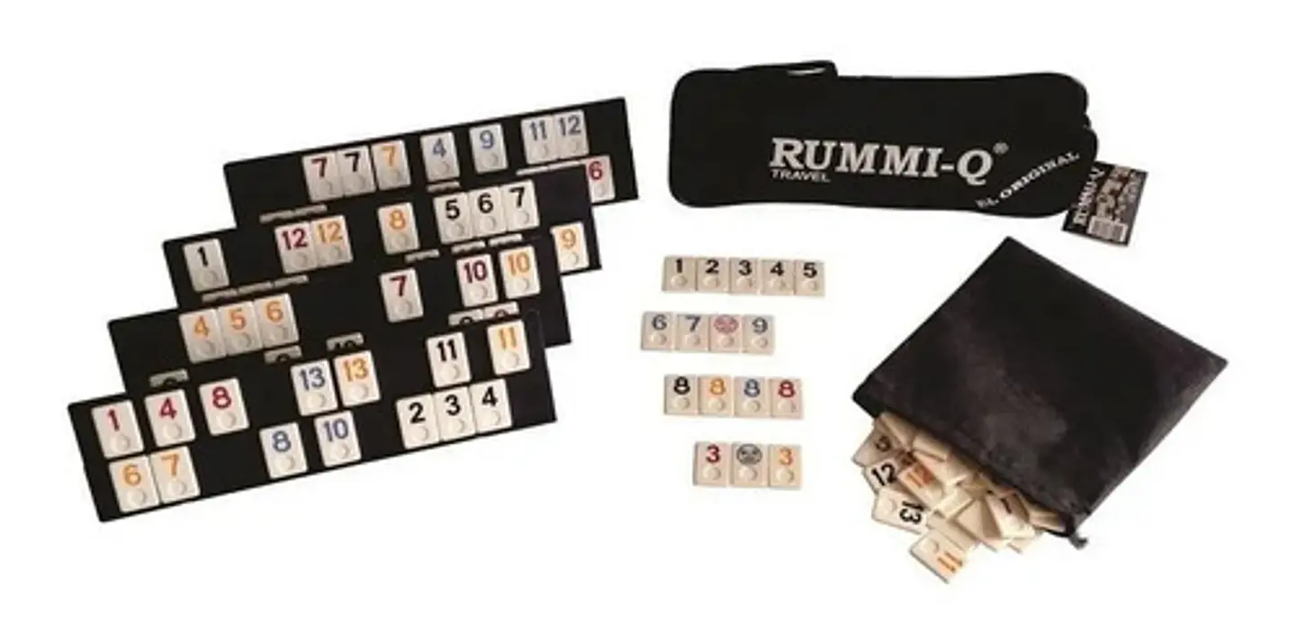 Plásticos Asociados Rummi-Q Juego de Estrategia De Viaje 106 Fichas 3