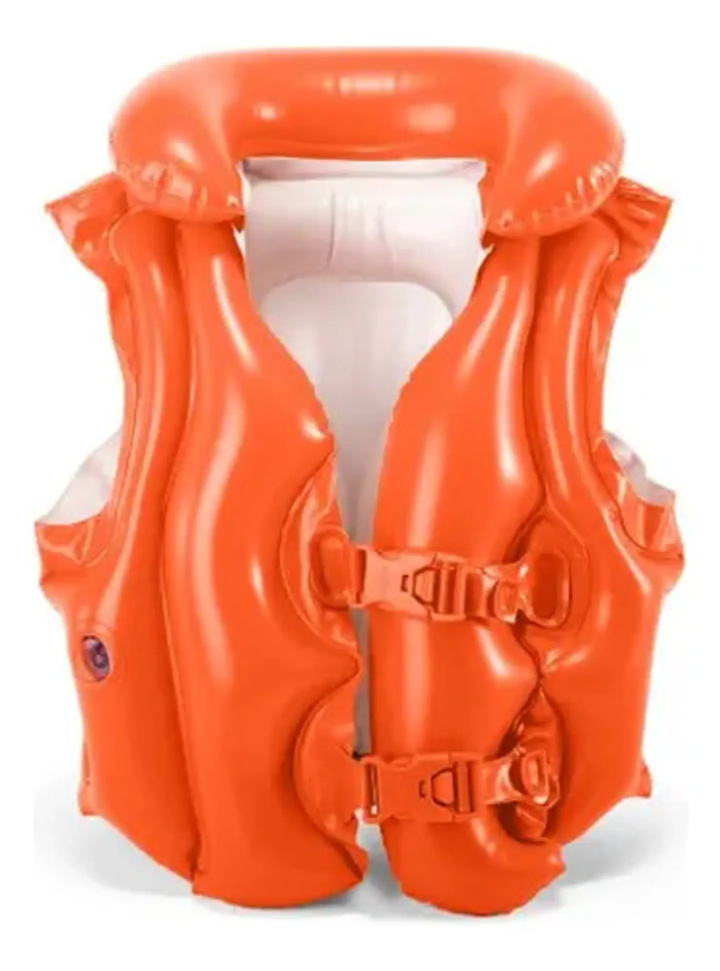 Chaleco Inflable Deluxe Intex Para Niños De 3 A 6 Años Naranja 1