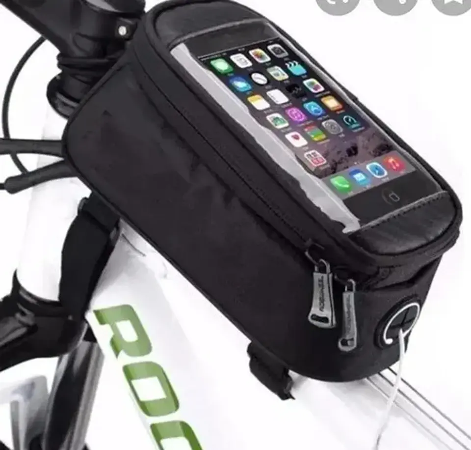 Estuche Celular Soporte Bicicleta Moto Impermeable Gps Porta 2