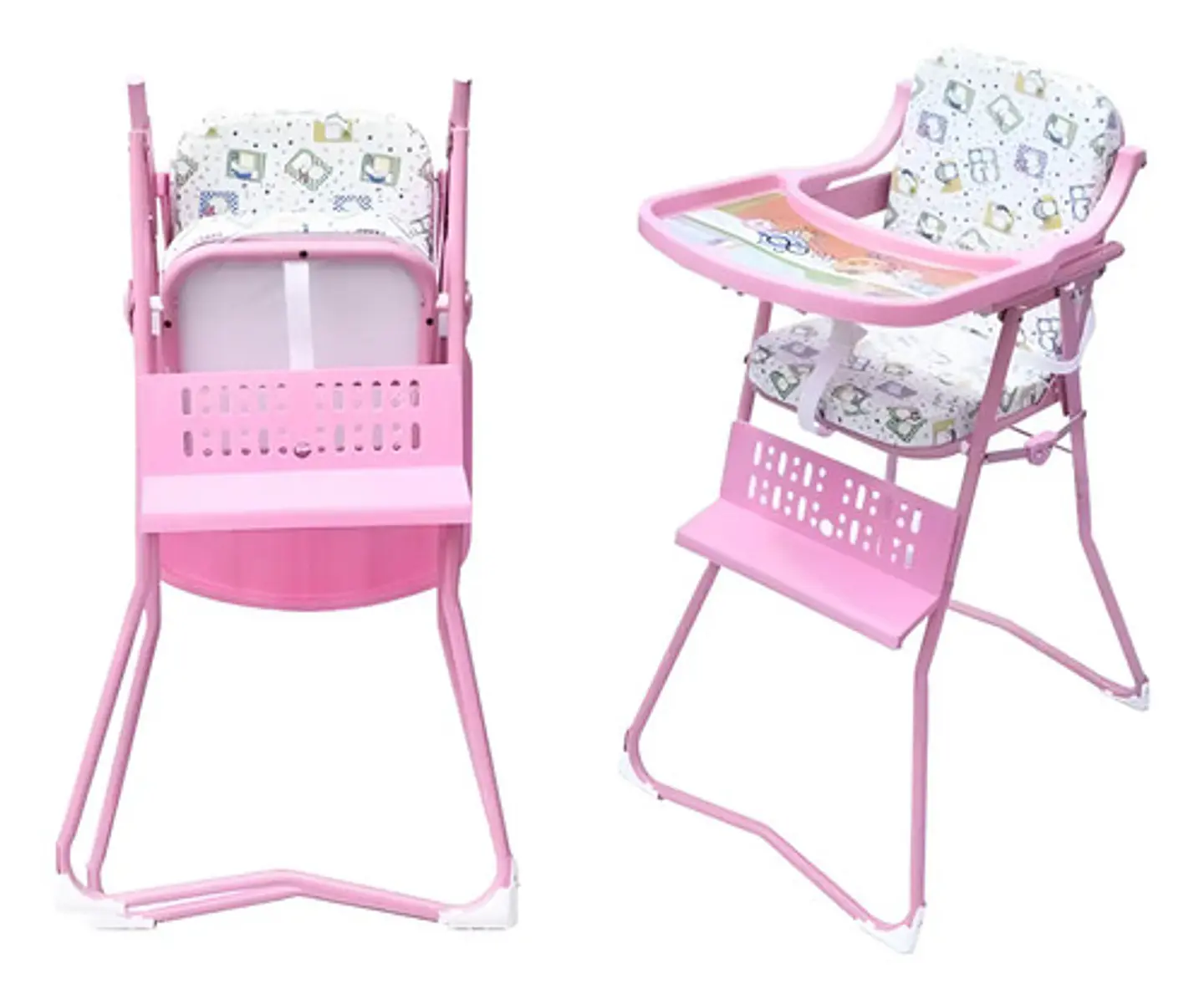 Silla Comedor Bebe Plegable Niño Y Niña 1