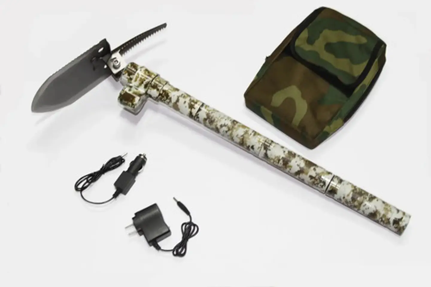 Pica Y Pala Camping Kit De Supervivencia Plegable Con Maleta 2