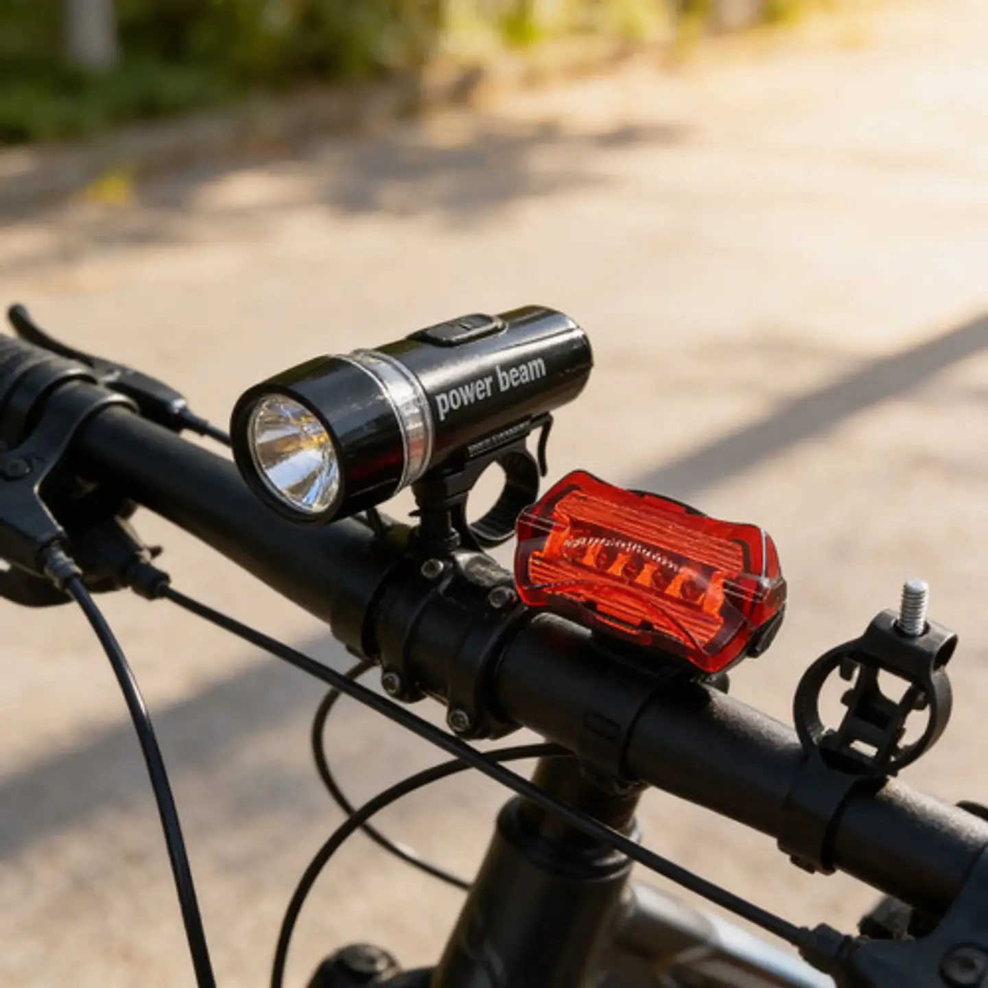 Linterna Led Para Bicicleta Con Luz Trasera De Seguridad 1