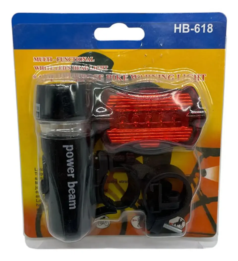 Linterna Led Para Bicicleta Con Luz Trasera De Seguridad 3