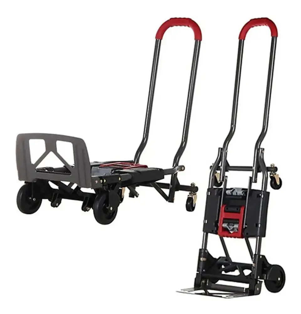 Carretilla Carga 2 En 1 300l Carreta Cosco Zorra Carro Sonid 1