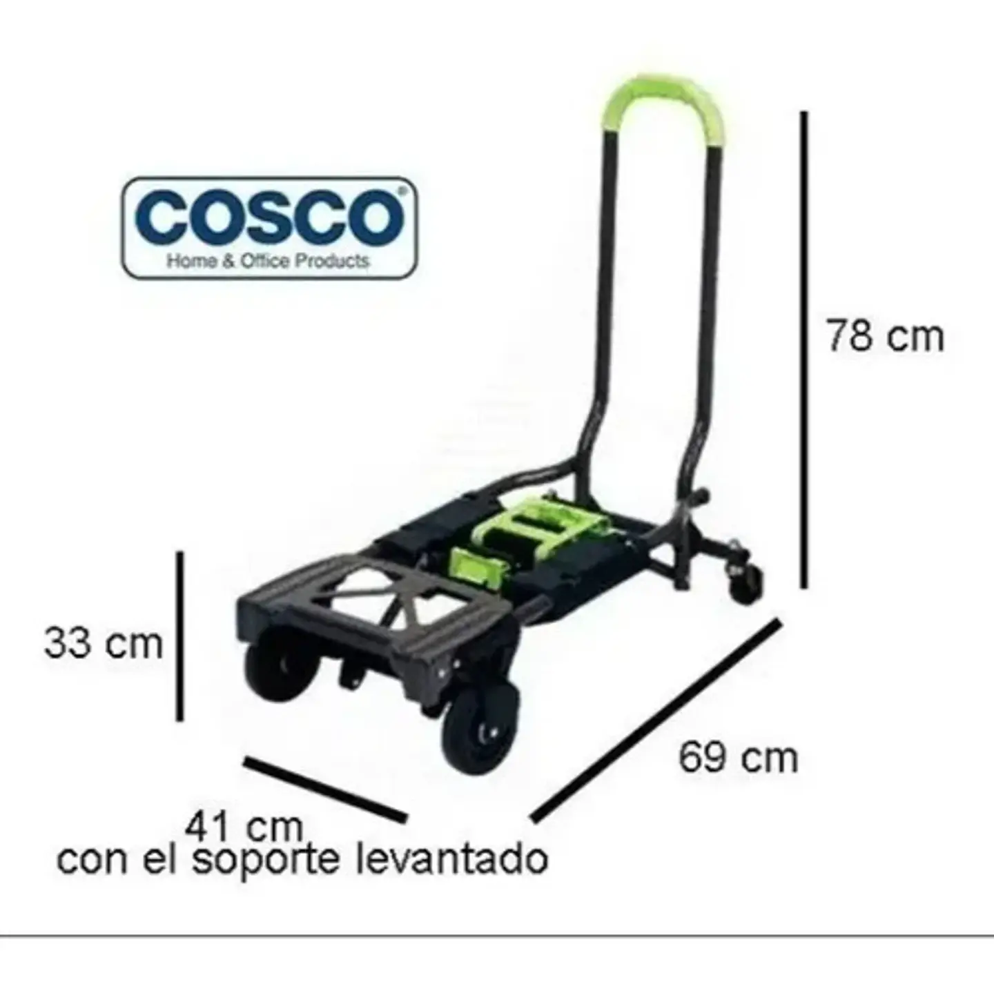 Carretilla Carga 2 En 1 300l Carreta Cosco Zorra Carro Sonid 4