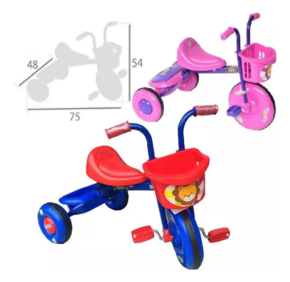 Triciclo Niña Bambino Rosado Princesa 3 A 5 Años 13