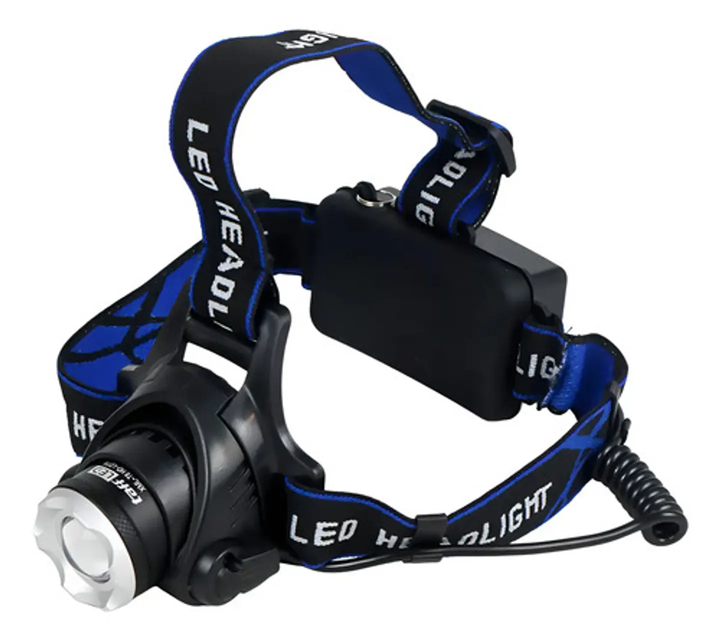 Linterna Led De Cabeza Recargable Linterna Minera Zoom Color De La Luz Blanca Fria 4