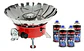 Estufa Hornilla Camping Contraviento + 4 Latas Gas Butano - Miniatura 2