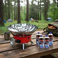 Estufa Hornilla Camping Contraviento + 4 Latas Gas Butano - Miniatura 4