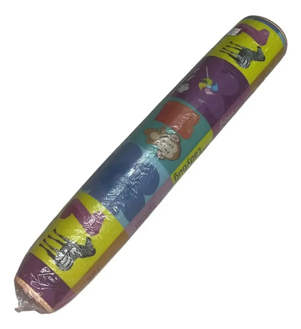 Tapete Bebe Gateo 1.80mt X 1.20 Doble Faz 12