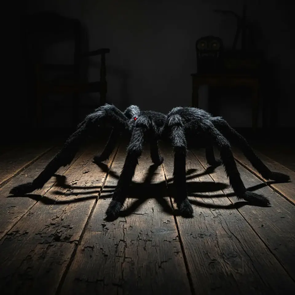 Araña Negra Halloween Fiesta Decorativa Disfraz Miedo 002395 5