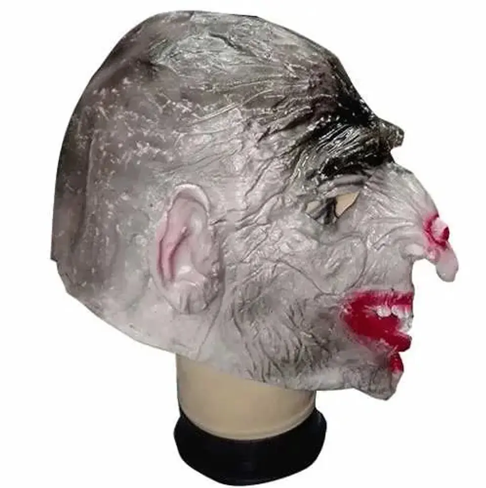 70% Máscara Caucho Halloween Bruja Disfraz 001-011 2