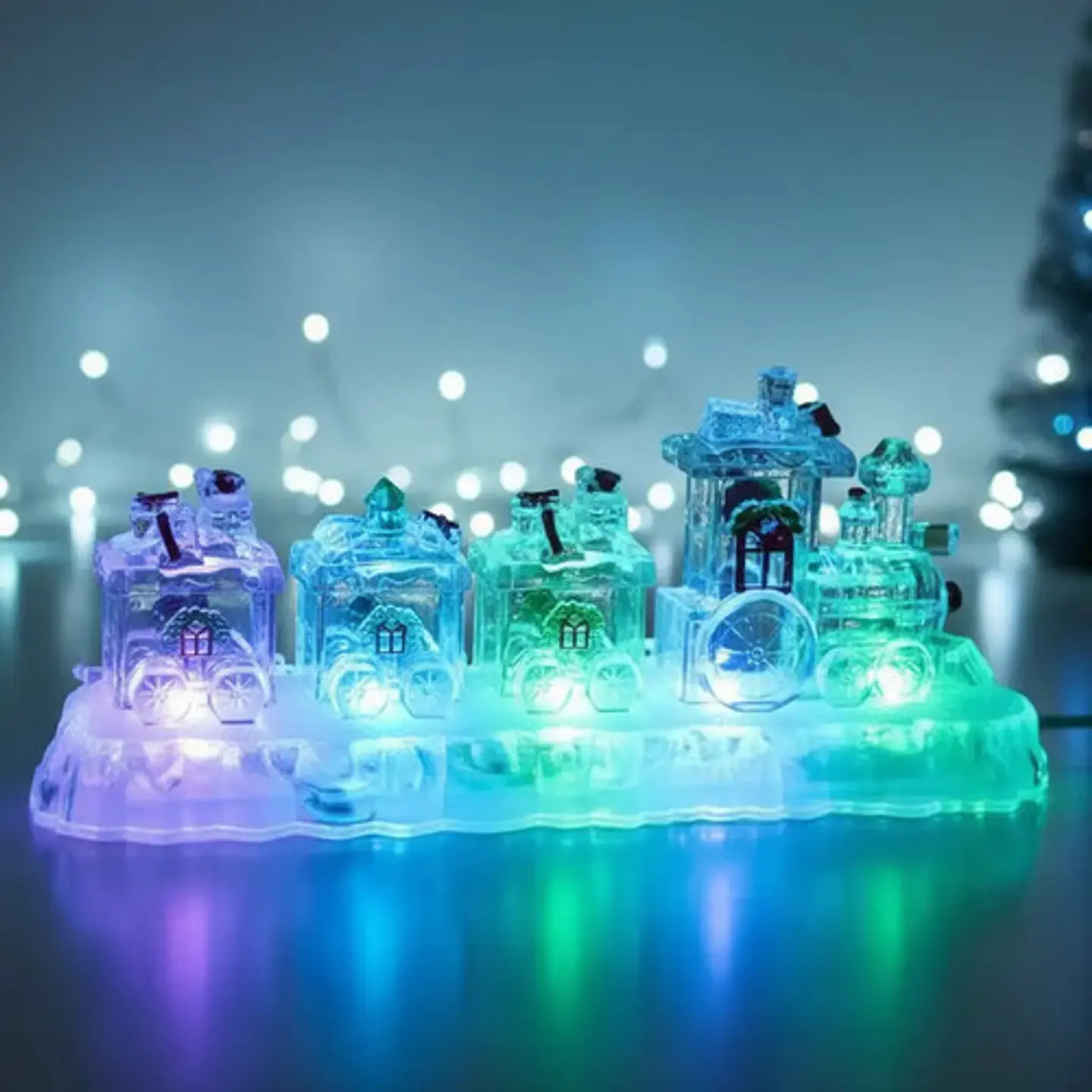 Trencito Sueños Navideños Luces Pesebre H4169 1