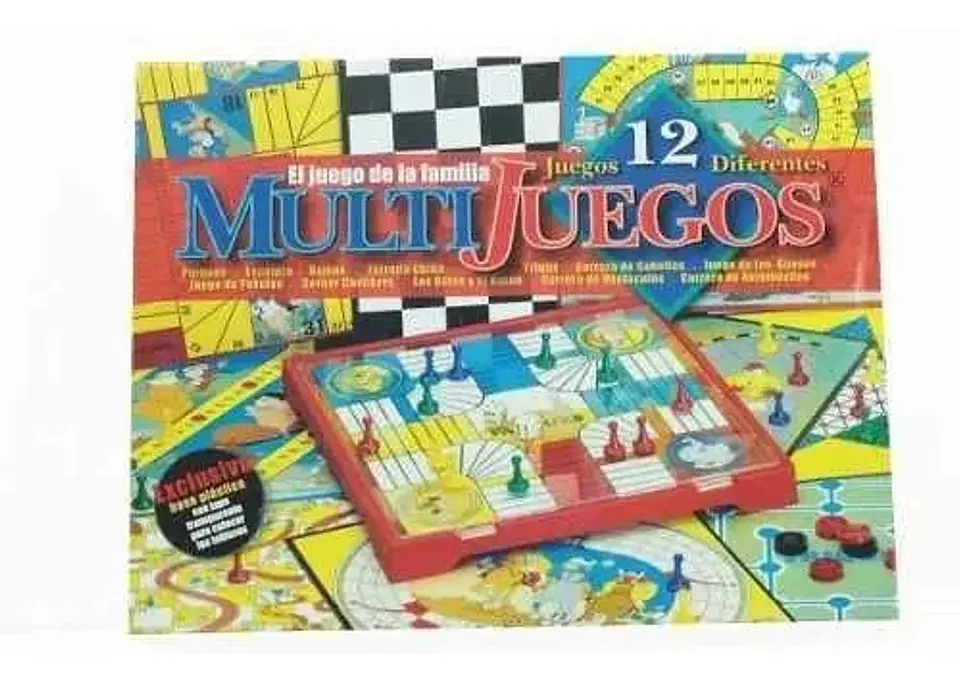 Juego De Mesa Multijuegos 12 En 1 Para 4 Jugadores A Partir De 7 Años 2
