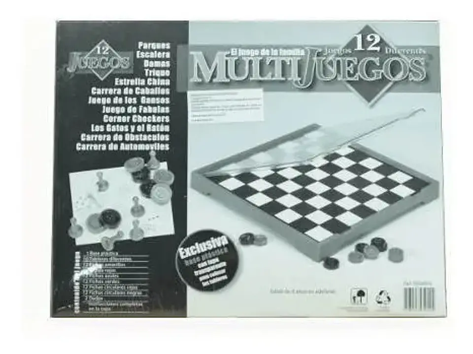 Juego De Mesa Multijuegos 12 En 1 Para 4 Jugadores A Partir De 7 Años 3