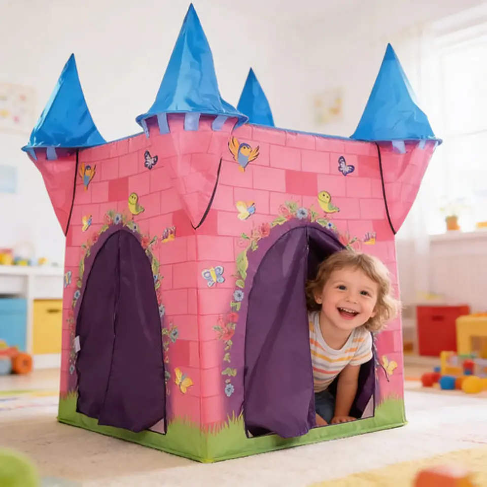 Carpa Castillo Casa Rosada Camping 17d130 Juego 8162  4