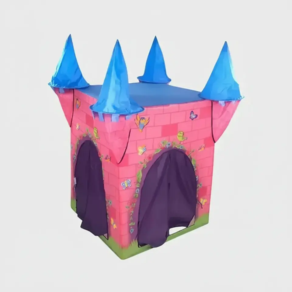 Carpa Castillo Casa Rosada Camping 17d130 Juego 8162  6