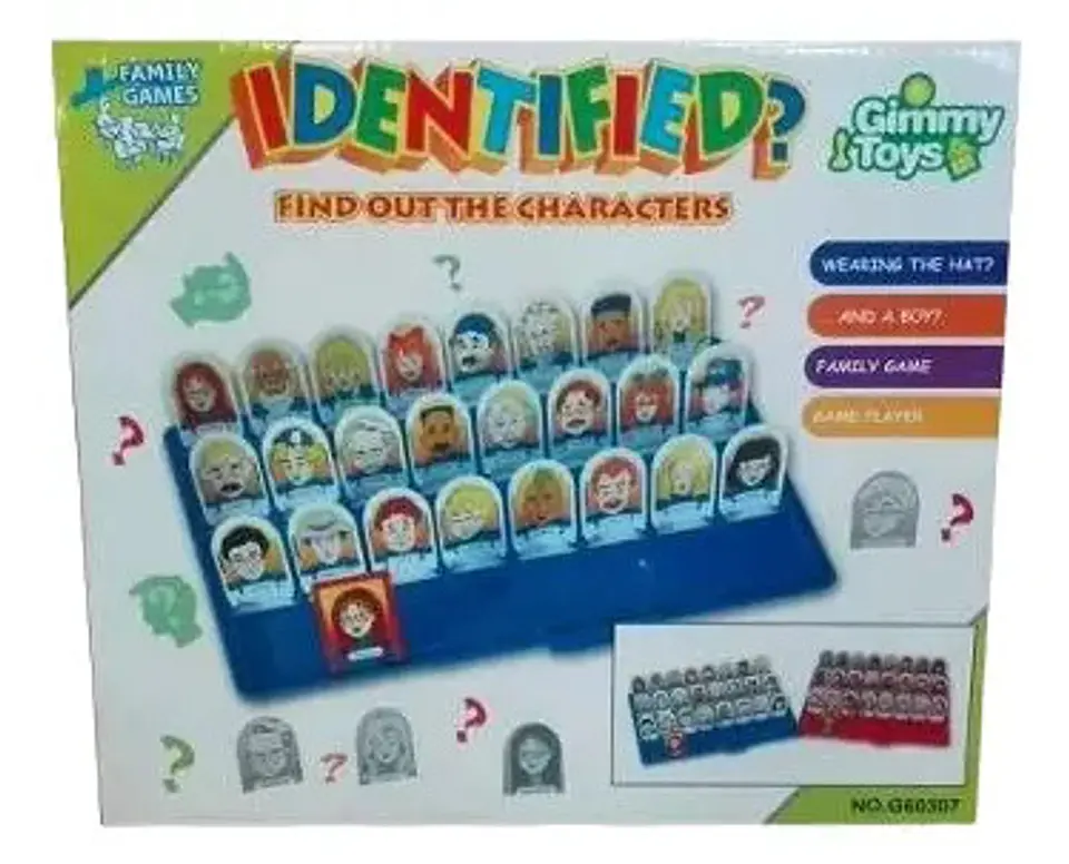 Juego Adivina Identificado Juego De Masa G60307 Niños 3