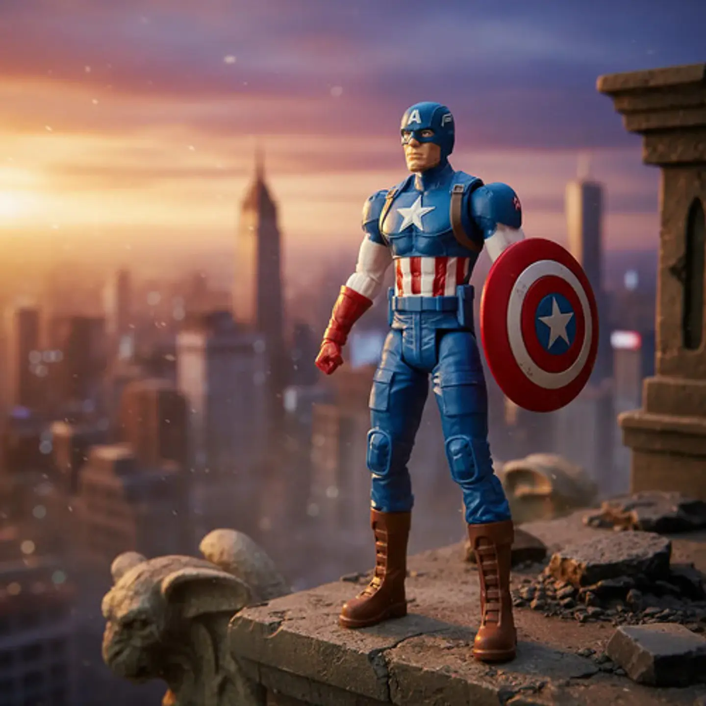 Figura De Acción De 30cm Capitán América Hasbro C0757-b666o 1