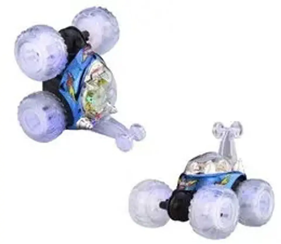 Stunt  Car Carro Loco Musical Con Luces Control Ref 7702 2