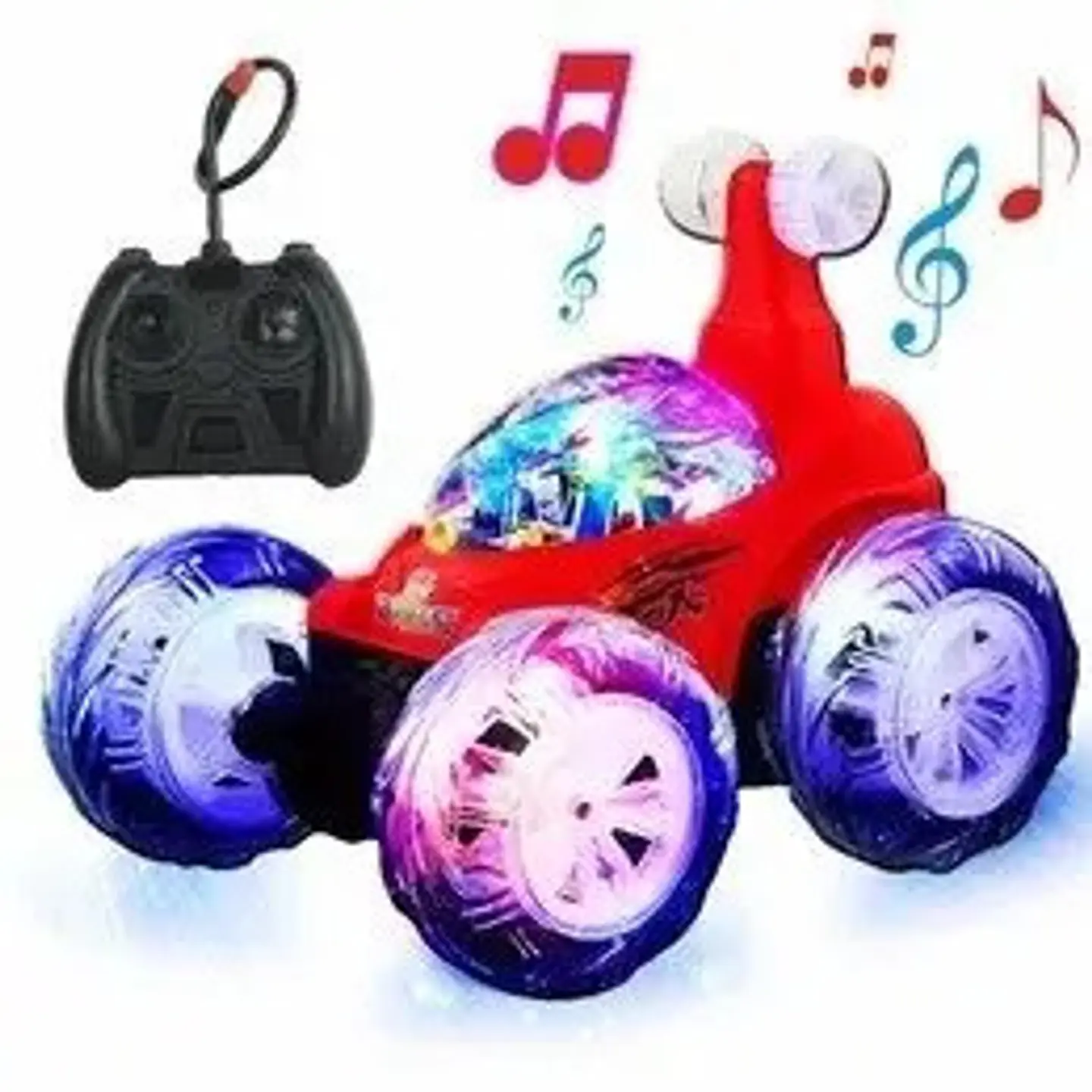 Stunt  Car Carro Loco Musical Con Luces Control Ref 7702 3