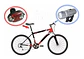 Luz Led Delantera Trasera Bicicleta Linterna Xy107 Luces - Miniatura 1