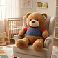 Peluches Gigante Oso 110cm Sentado Regalo Amor Sm-99-80 - Miniatura 2