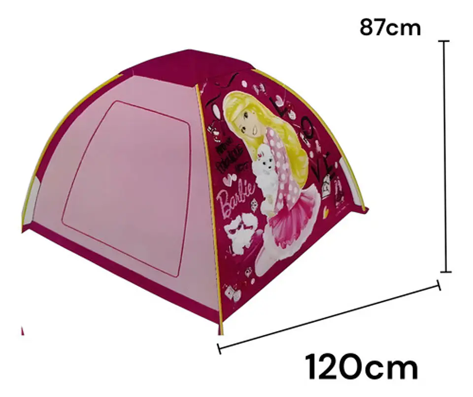 Carpa Camping Infantil Niñas Barbie Princesas Princess 4