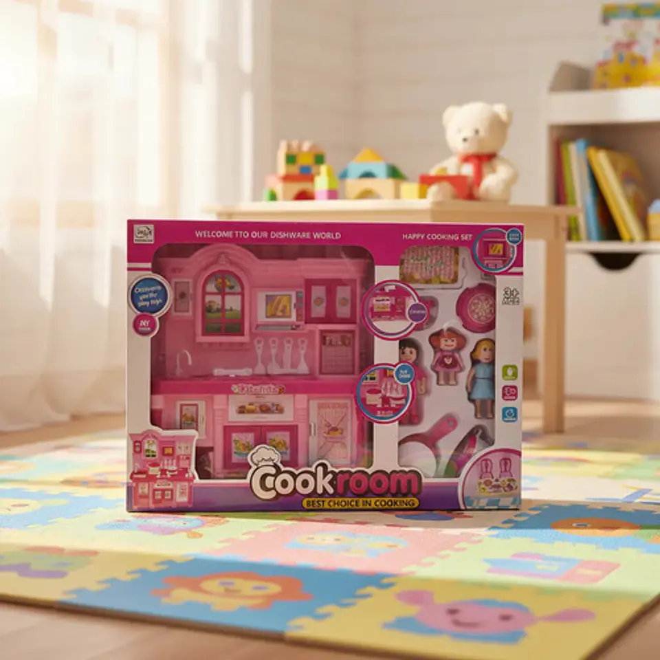 Cocina Pequeña Infantil Niñas Juguete Ollas Horno 5818-2 5