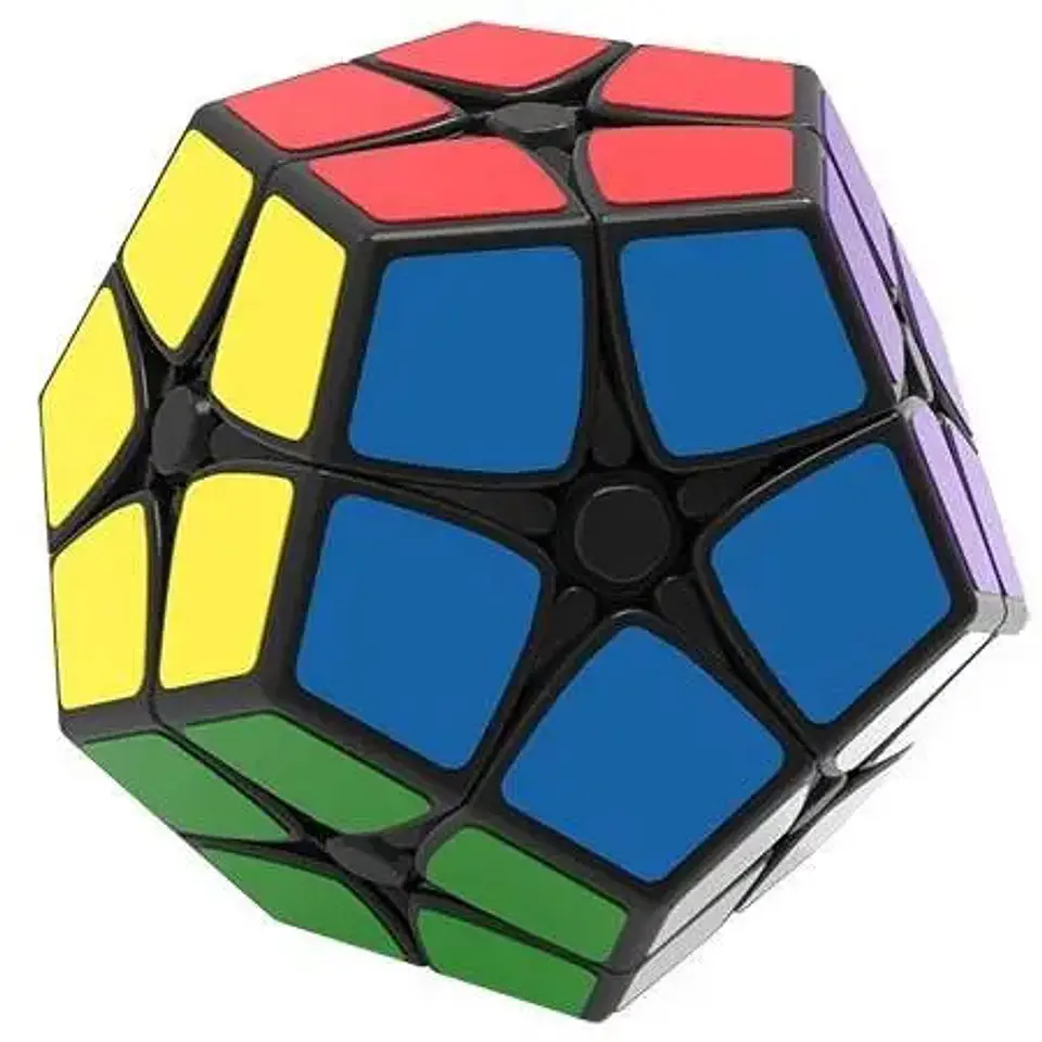 Cubo Mágico Rubik's 2x2x2 Pentagonal Para Inteligencia Y Destreza Negro 2