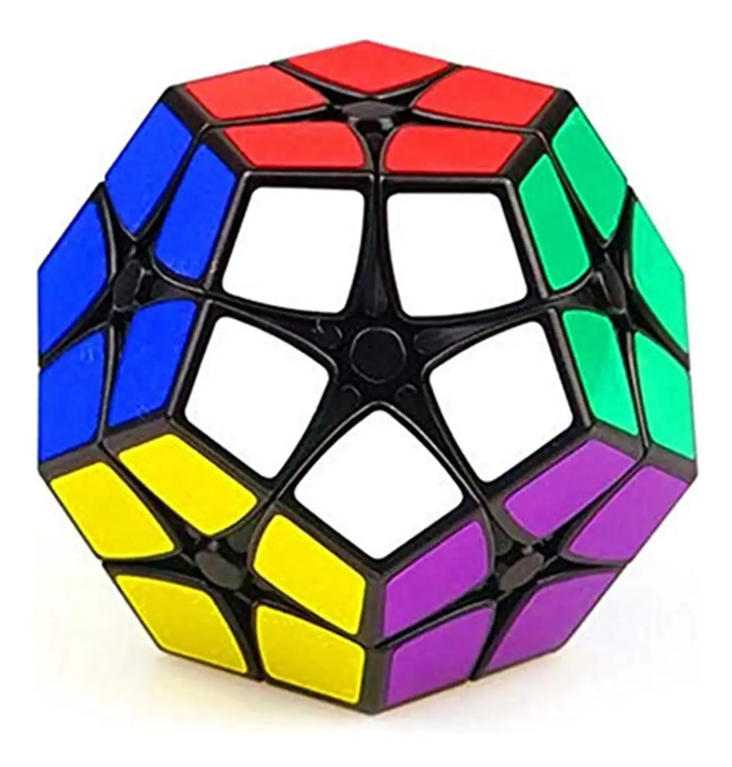 Cubo Mágico Rubik's 2x2x2 Pentagonal Para Inteligencia Y Destreza Negro 6