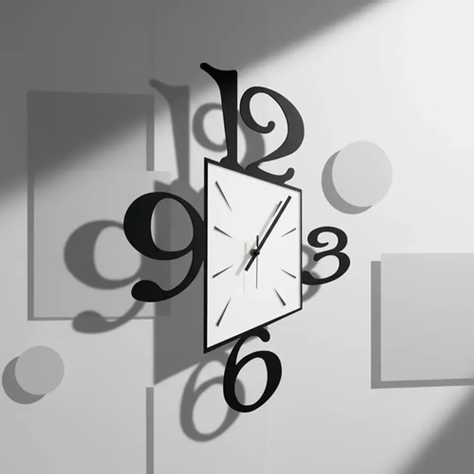 Reloj Plástico Análogo Decoración Hogar 04930 Dw 3