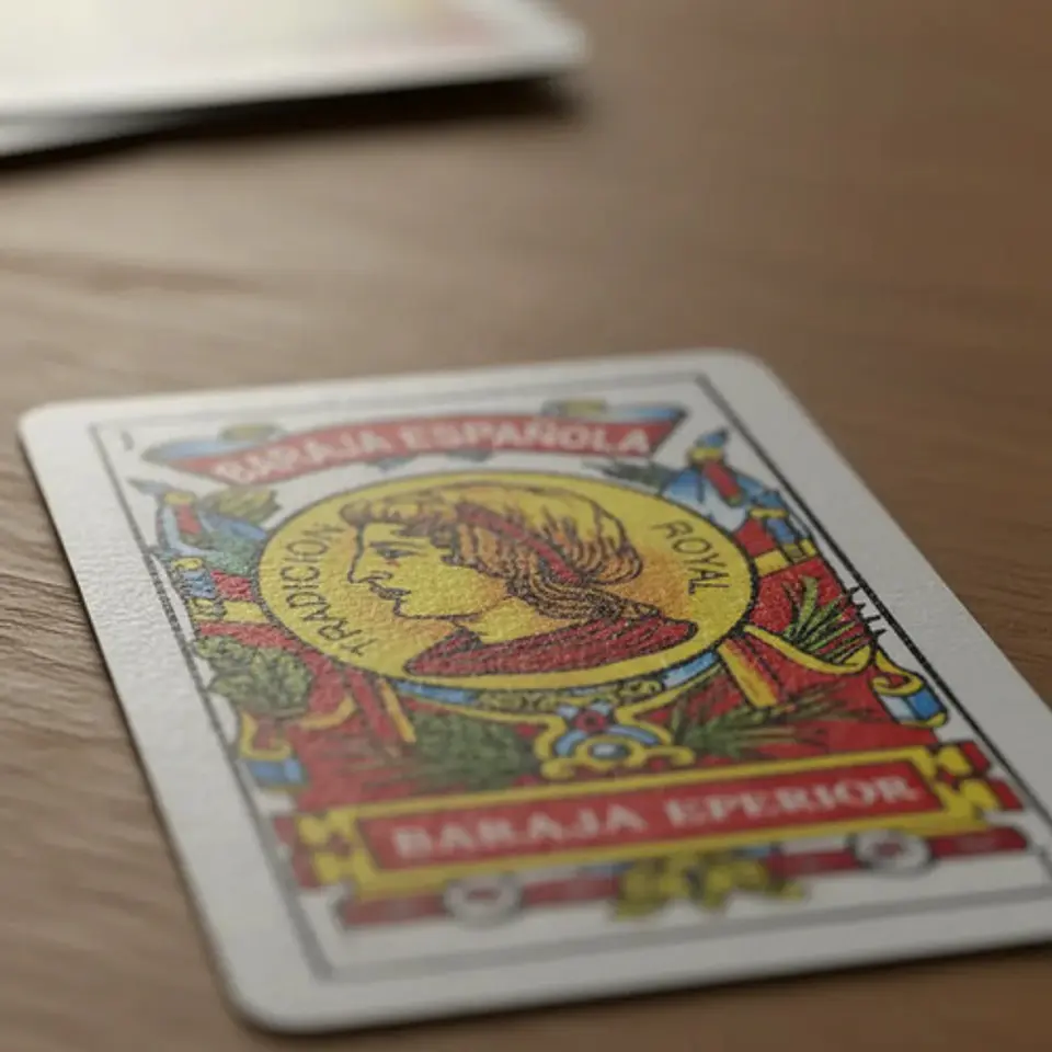 Baraja Española Poker Royal 40 Cartas Naipes Plastico Única 6