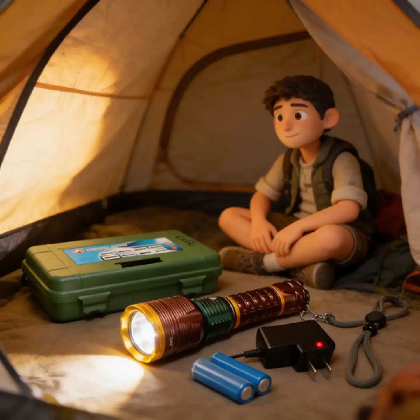 Linterna Café Lampara Led Luz Camping Campamento 806 4